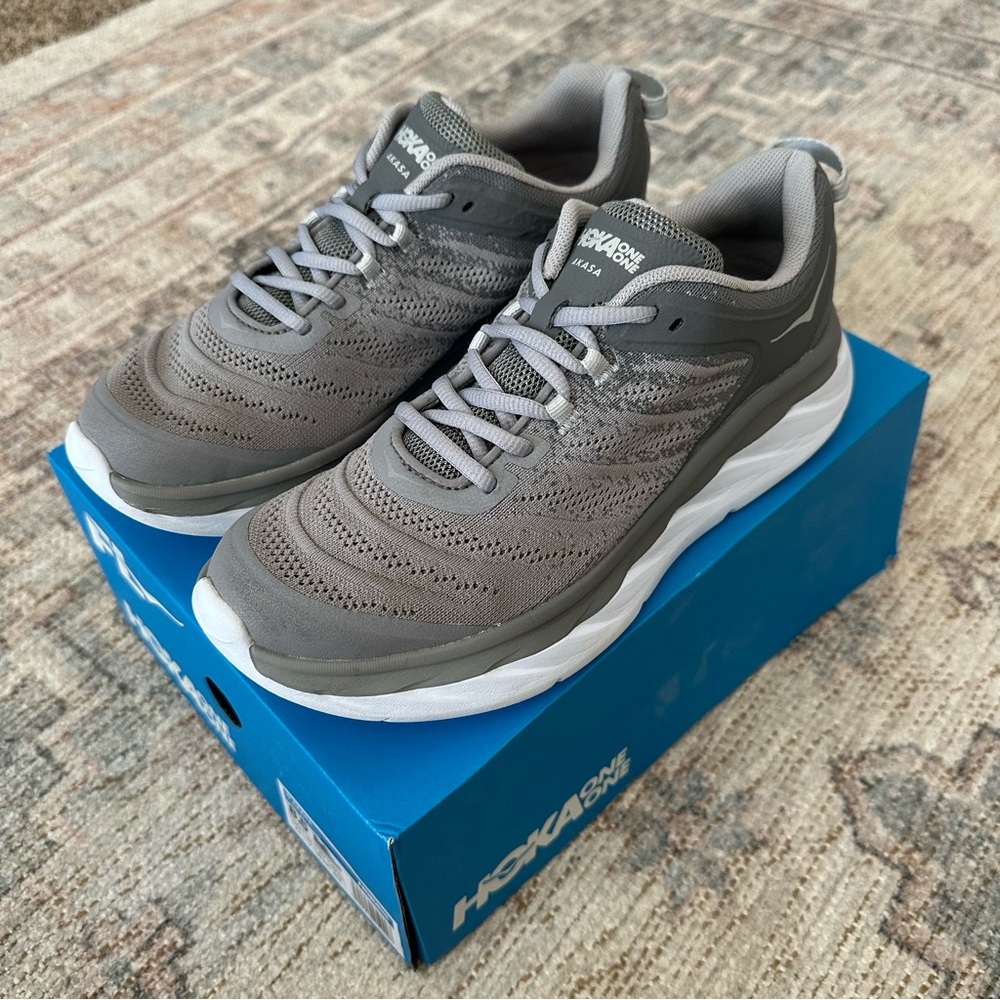 Hoka One “Alaska” Charcoal Running Sneakers
